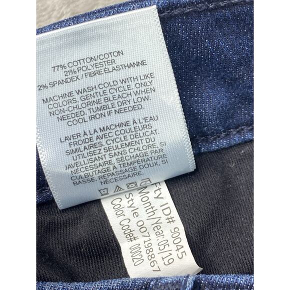 Express Denim Jeans - Stretch + Ankle Legging High Rise 4s / 4c ( 24” Inseam) - Picture 7 of 10